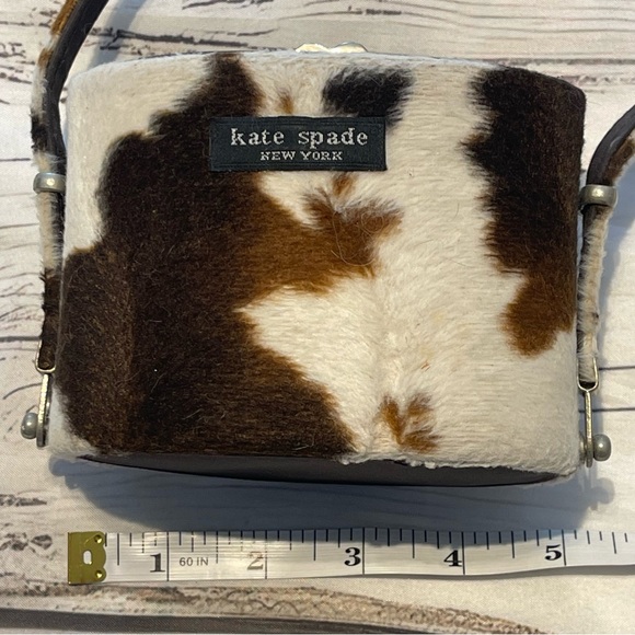 Kate Spade purse *RARE* Vintage Faux Cow hide print. Preowned - Picture 14 of 16